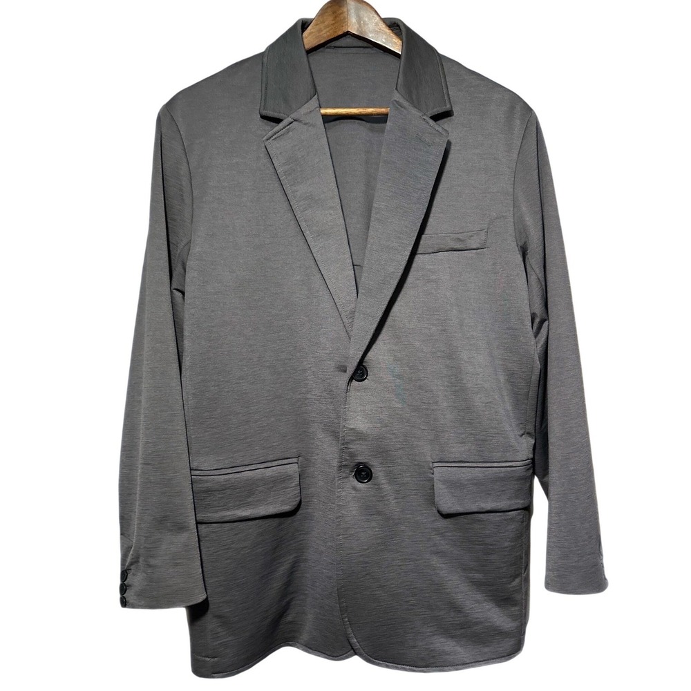 Swet Tailor Blazer Mens 40 Grey Excellent‎ Stretch Knit 2-Button Sport Coat